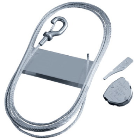 CM620020 | Трос стальной с усиленными держателями ⌀2.0мм, L=2000мм