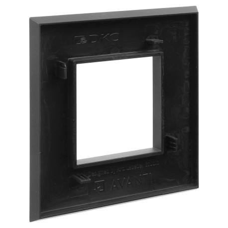 4412902 | Рамка Avanti, Черный матовый, 1 пост (2 мод.)-3
