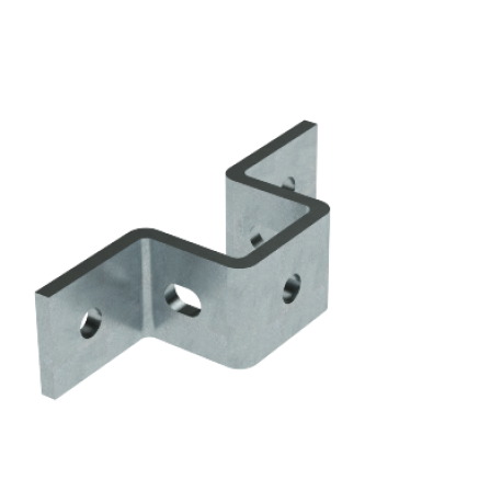 BMD1051HDZ | Крепление стеновое BMD-10 для профиля 41х41, горячеоцинкованное