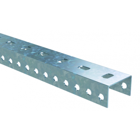 BPM2960ZL | Профиль BPM-29, П-образный, 29х50, L6000, 2.5мм, цинк-ламельное