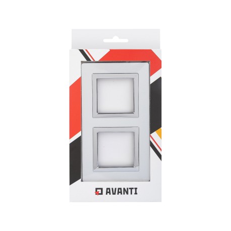 4404834 | Рамка из алюминия, "Avanti", серая, 4 модуля-4