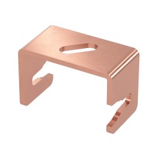 Скоба-держатель полосы, 45 мм, медь