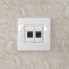 76654B | Комп.роз. RJ45 кат.5e, Brava, белая, 1мод