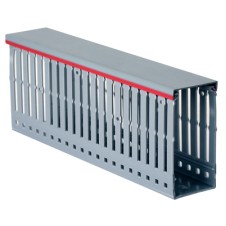 Короб перфорированный, серый RL6 80x80