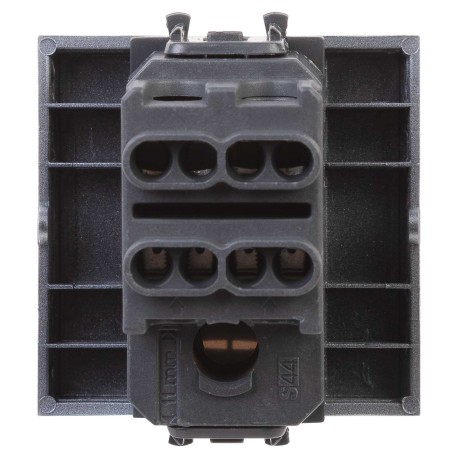 4404122 | Инвертор одноклавишный модульный, "Avanti", "Закаленная сталь", 2 модуля-2