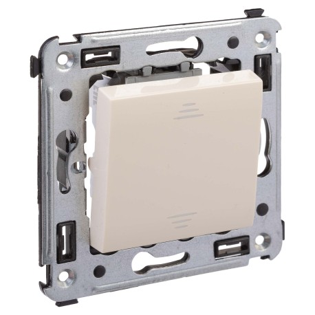 4405103 | Выключатель одноклавишный в стену, "Avanti", "Ванильная дымка"-1