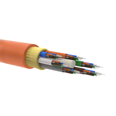 RNMBIN5012LSOR | Кабель волоконно-оптический MB ОМ2,50/125 мкм,12 волокон в буферном покрытии, безгелевые микротрубки