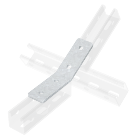 IBMC1024C | Уголок двойной 45°, нержавеющая сталь