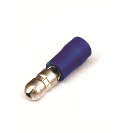 2B96P | Наконечник цилиндрический с изолир.фланцем (вилка) 1,5-2,5 кв.мм (РШИ-П)