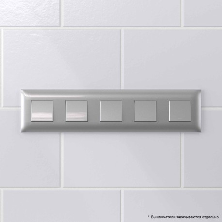 4404900 | Рамка ARTLEBEDEV, "Avanti", "Закаленная сталь",10 модуля-5