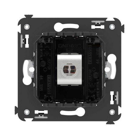 4402763 | Компьютерная розетка RJ-45 без шторки в стену, кат.5e одинарная экранированная, "Avanti", "Черный квадрат"-3