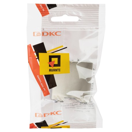 4404982 | Вывод кабеля модульный "Avanti", "Закаленная сталь", 2 модуля-4