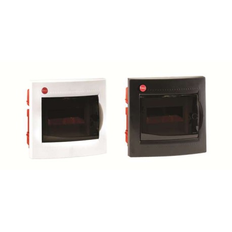 56408 | Щиток встраиваемый с дверцей 8 мод., IP40, серый