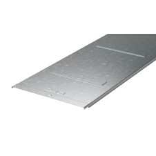 Крышка на лоток с заземлением осн.600, L=2000, 0.8мм, нержавеющая сталь