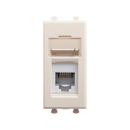 4405311 | Телефонная розетка RJ-12 модульная, "Avanti", "Ванильная дымка", 1 модуль