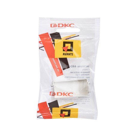 4404991 | Заглушка модульная, "Avanti", "Закаленная сталь", 1 модуль-4