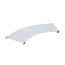 Крышка на Угол горизонтальный лестничный 45 градусов 100х400, R900, U5, горячеоцинкованный