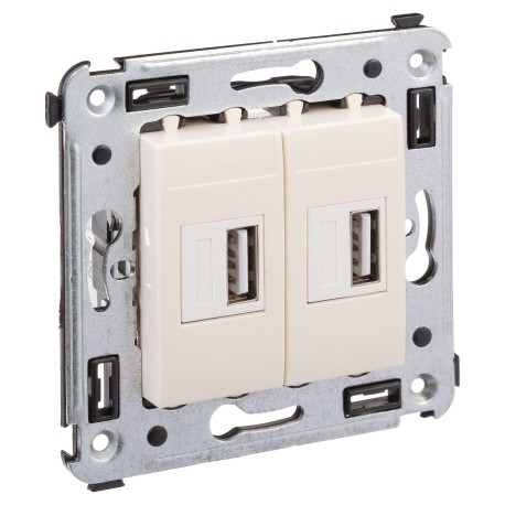 4405543 | USB зарядное устройство в стену, "Avanti", "Ванильная дымка"-1