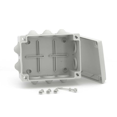 54100 | Коробка ответвит. с кабельными вводами, IP55, 190х140х70мм-4