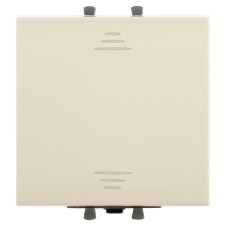 Инвертор одноклавишный модульный, "Avanti", "Ванильная дымка", 2 модуля