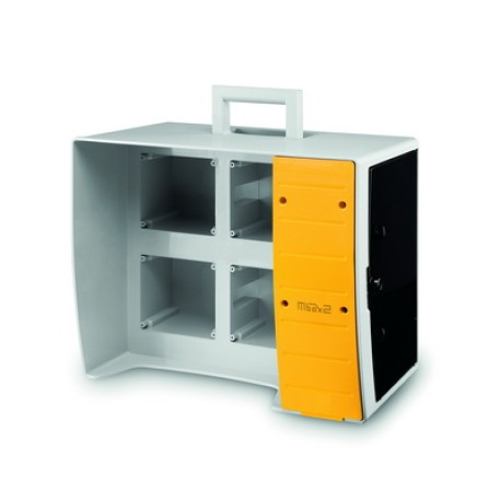 DIS6560024 | MBOX2 Корпус на 16 модулей и 4 поста с основанием 136х125 мм.