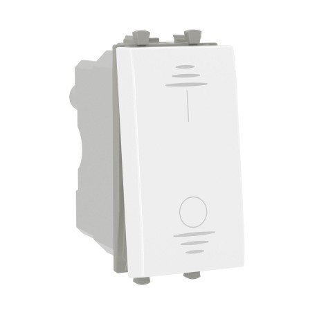 4400221 | Выключатель двухполюсный одноклавишный модульный, Avanti, Белое облако, 1 модуль-1