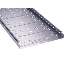 Лоток перфорированный 400х100, L=3000, 1.0мм, горячеоцинкованное