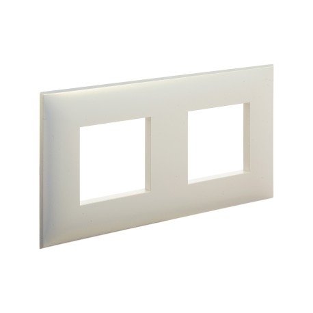4420904 | Рамка Avanti, Белый жемчуг, 2 поста (4 мод.)-1
