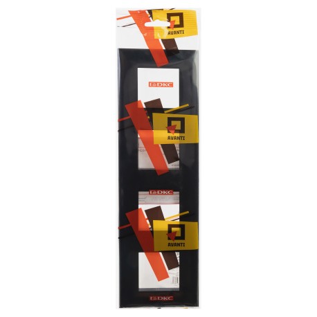 4402908 | Рамка ARTLEBEDEV, "Avanti", "Черный квадрат", 8 модулей-4