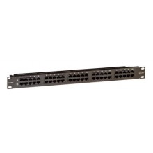 Патч-панель телефонная 19",1U,CAT3, 50 портов RJ45
