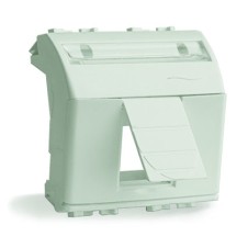 Адаптер для информационных разъемов Keystone, слоновая кость, 2мод.