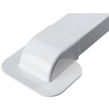 AIR42408 | Ввод в стену под углом 90 град. для короба 42х40 мм