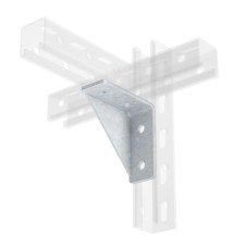 Уголок двойной усиленный левый, нержавеющая сталь