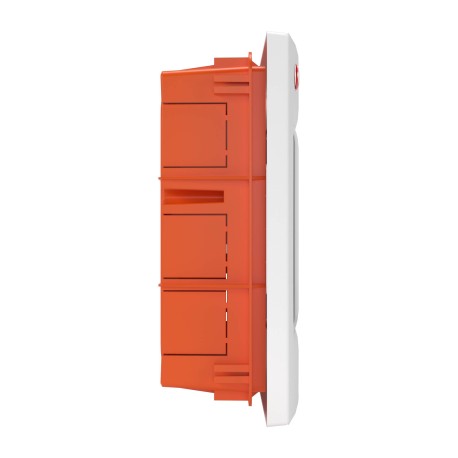 81712 | Щиток встраиваемый с дверцей 12 мод., IP41, белый, с усил. клем.блок.1х87312-1