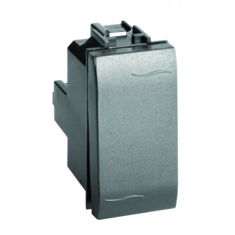 77011N | Переключатель, черный, 1мод.