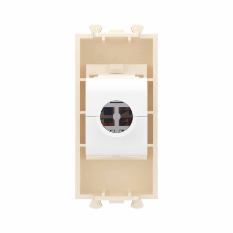 4405671 | Компьютерная розетка RJ-45 без шторки модульная, кат.6А, "Avanti", "Ванильная дымка", 1 модуль-3