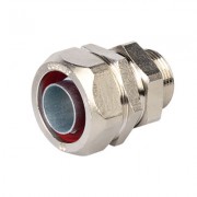 Муфта металлорукав-коробка DN35, М40х1.5, наружная резьба, поворотная