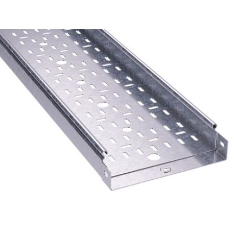 35267INOX | Лоток перфорированный 500х50, L=3000, 1.0мм, нержавеющее