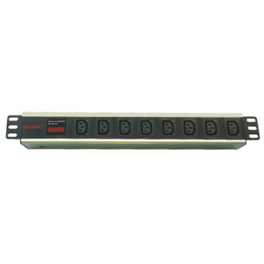 R519IEC8AMC14 | Блок розеток для 19" шкафов, 8 розеток I