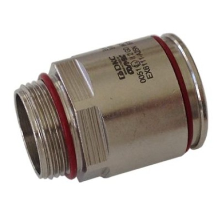 EX6111-A40 | Муфта взрывозащищенная Ex e труба-коробка, DT40мм, M40x1.5, латунь никелированная, IP66/67