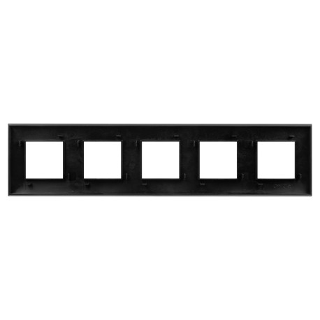 4412900 | Рамка Avanti, Черный матовый, 5 постов (10 мод.)-2