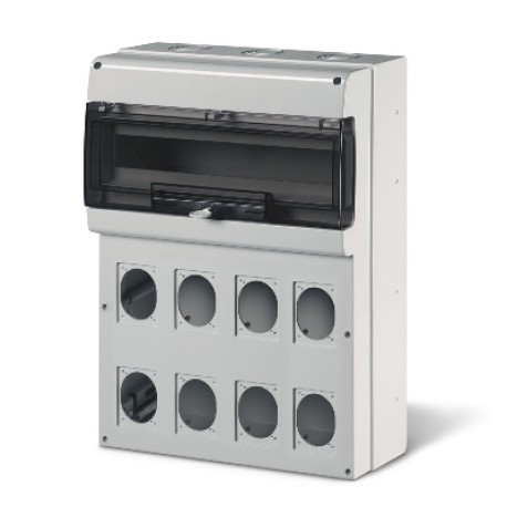 DIS6725822 | Корпус на 24 модуля и 8 постов с основанием 70х87 мм. Тип M550