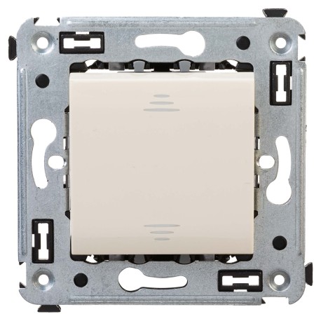 4405113 | Переключатель одноклавишный в стену, "Avanti", "Ванильная дымка"
