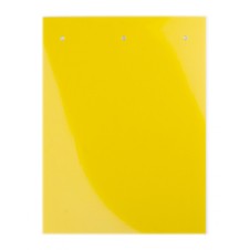 Табличка полужесткая для маркировки оболочек. Клейкое основание. ПВХ. Желтая