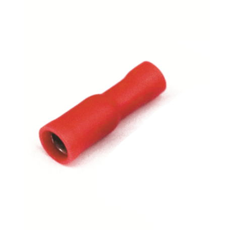 2A69P | Наконечник цилиндрический с изолир.фланцем (розетка) 0,25-1,5 кв.мм (РШИ-М)