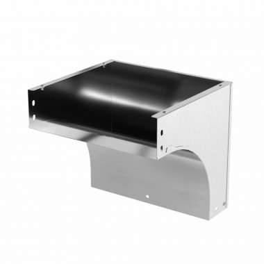 ISCVL0515KC | Угол CDV 90 вертикальный внешний осн.150 H50, нержавеющая сталь AISI 304 (крепеж в комплекте), необходимыми для монтажа