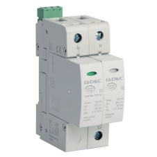 УЗИП, класс II, 2-полюсный, L-N-PE, 40кА, уд.контр.