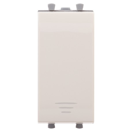 4405151 | Кнопка модульная, "Avanti", "Ванильная дымка", 1 модуль