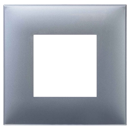 4404902 | Рамка ARTLEBEDEV, "Avanti", "Закаленная сталь", 2 модуля