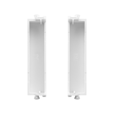 4404995 | Комплект модульных заглушек "Avanti", "Закаленная сталь", 0,5 модуля 2штуки-2